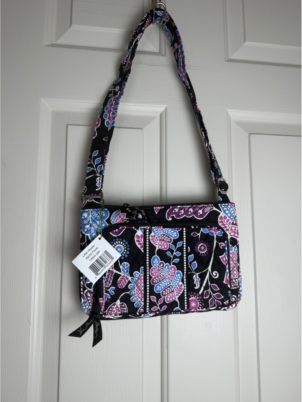 NWT Vera Bradley Alpine Floral Little Hipster Crossbody Bag Retired Pattern